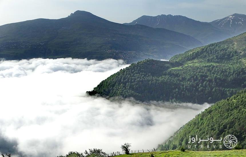 پدیده دریای ابر در مازندران